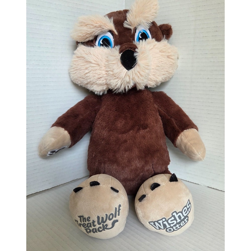 Build A Bear The Great Wolf Pack Lodge Wishes Otter Plush Stuffed Animal 05/24